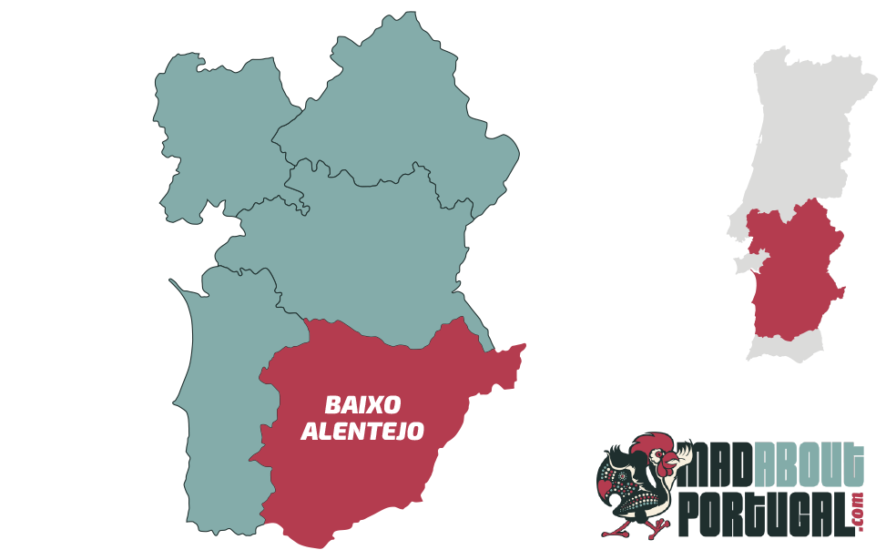 Baixo Alentejo Map