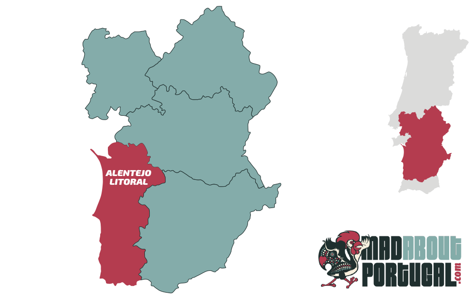 Alentejo Litoral Map