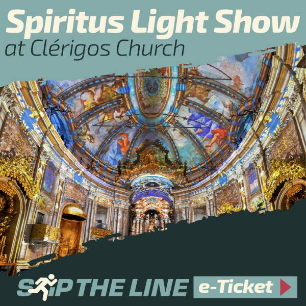 Spiritus Light Show at Clérgios Church entrance ticket